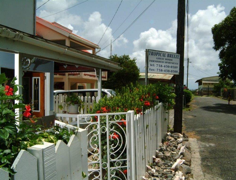 Tropical Breeze Vacation Home And Apartments Gros Islet Exterior foto